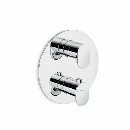 Встраиваемый термостатический смеситель для душа OLE с регулировкой температуры, хром, артикул 67638EKM.21.018