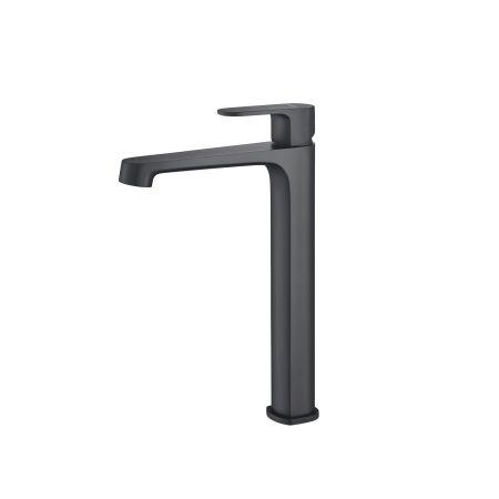 Смеситель для раковины 240, без донного клапана AQUATEK, матовый черный AQ1204MB ОБЕРОН, артикул AQ1204MB