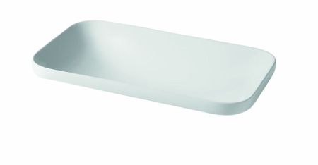 Hidra Gio,  встраиваемая прямоугольная раковина с закругленными краями 60x37x15h см, цвет белый матовый, артикул G140/006