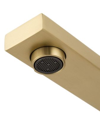 Смеситель для раковины встраиваемый WONZON & WOGHAND, Брашированное золото (WW-105-BG)