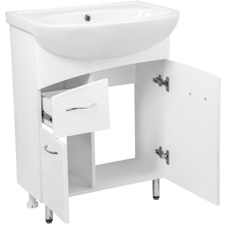 Тумба под раковину Cersanit Erica 60 Белая F-SU-ERN-ERI60, артикул F-SU-ERN-ERI60