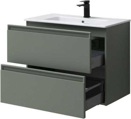 Тумба под раковину Allen Brau Eclipse 80 1.E1002.CGM олива матовый, артикул 1.E1002.CGM