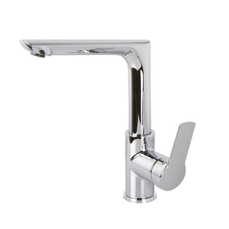 FIMA|Carlo Frattini Serie 4 Смеситель для раковины, вращающийся излив, с донным клапаном, цвет хром, артикул F3781FNCR