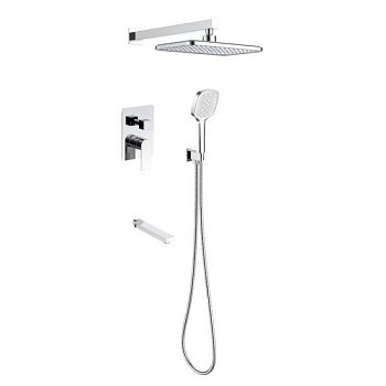 Душевая система встраиваемая 7в1 Voda NEVA 7in1NV, хром