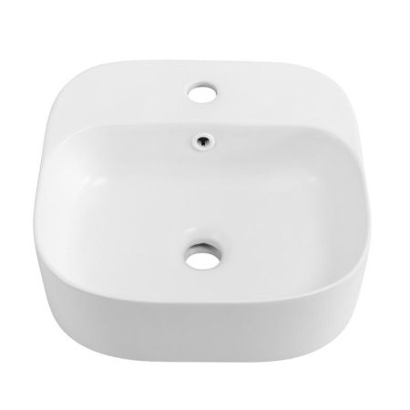 Раковина накладная керамическая, Белая матовая CZR-6615-BO, артикул CZR-6615-BO