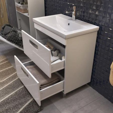 Тумба под раковину напольная VIGO Plaza tn.PLA.COM.70.2Y, 70 см, артикул tn.PLA.COM.70.2Y