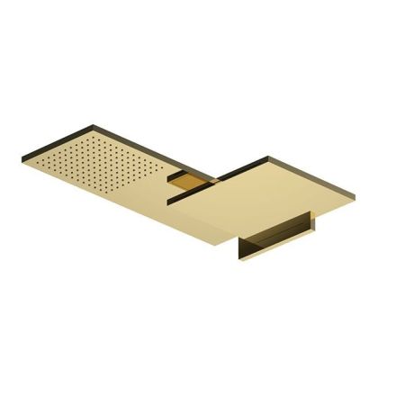 Fantini Venezia Двойной верхний душ, латунь, настенный, цвет: золото плюс, артикул 86 01 8035B