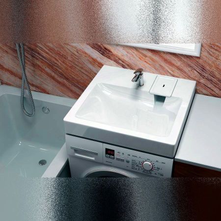 Раковина над стиральной машиной Maretti KA13SM26-844, белая, артикул KA13SM26-844