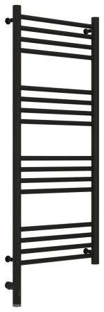 Полотенцесушитель электрический "БОГЕМА 3.0" прямая 1000х400 / МЭМ левый (Матовый чёрный)