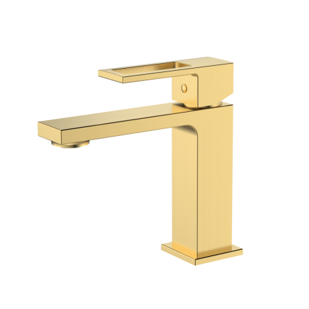 Смеситель для раковины DQ Dortmund мат.золото (DA1712107), артикул DA1712107
