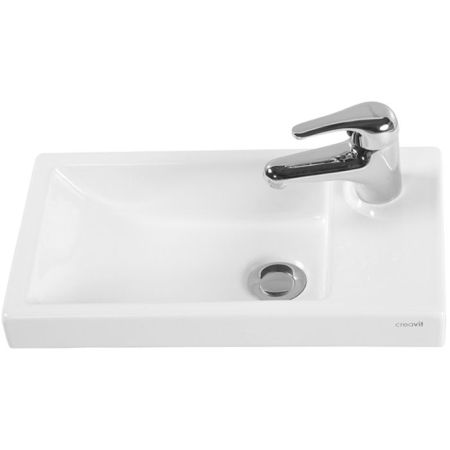 Раковина Creavit Trend 45 TP025-00CB00E-0000 Белая, артикул TP025-00CB00E-0000