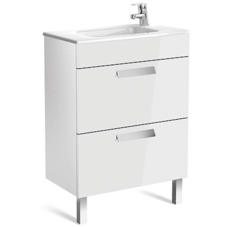 Тумба под раковину ROCA DEBBA 58,5 ZRU9302708 (подвесная, белый глянец), шт, артикул ZRU9302708