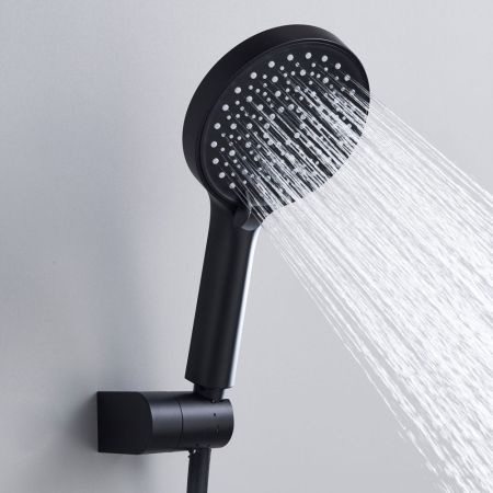 Душевая система встраиваемая Shevanik S4335H, черный