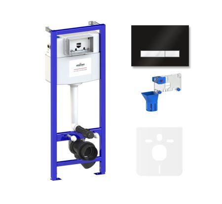 Комплект 5 в 1 инсталляции для подвесного унитаза Lavinia Boho Relfix 77010048, артикул 77010048