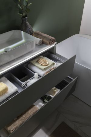 Тумба под раковину Allen Brau Infinity 100 1.21003.CGM олива матовый, артикул 1.21003.CGM