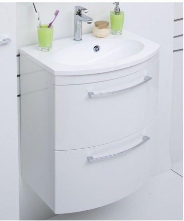 Тумба под раковину De Aqua Лонг 60 белый