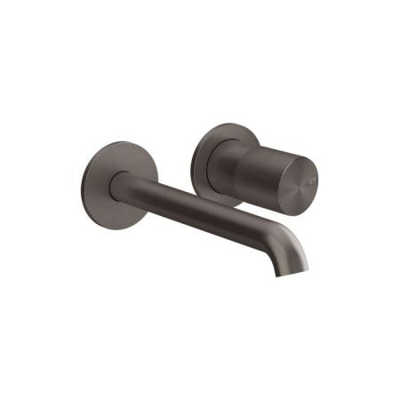 GESSI HABITO UNITO Смеситель для раковины настенный встраиваемый, однорычажный, цвет Black Metal Br. PVD GESSI HABITO UNITO Смеситель для раковины настенный встраиваемый, однорычажный, цвет Black Metal Br. PVD