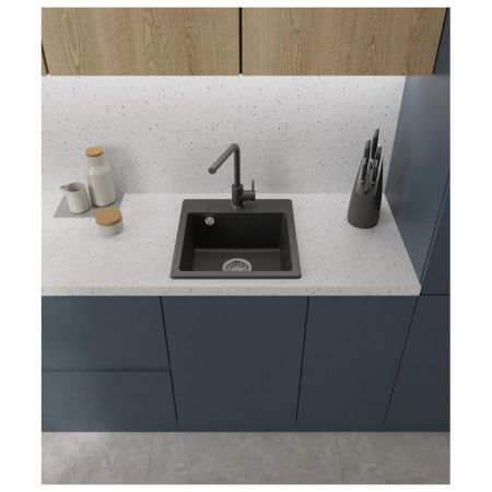 Кухонная мойка GranFest URBAN 245, черный, артикул 245 черный