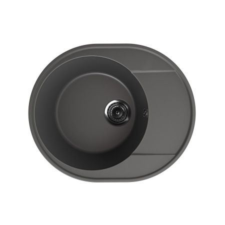 Кухонная мойка Ulgran Quartz Nora 585-09, мокрый асфальт, артикул Nora 585-09