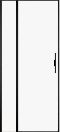 Душевая дверь Allen Brau Priority 90 3.31027.BBA черный браш, артикул 3.31027.BBA