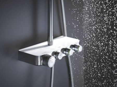 Душевая система GROHE Euphoria SmartControl 310 DUO с термостатом для душа, белая луна (26507LS0) Душевая система GROHE Euphoria SmartControl 310 DUO с термостатом для душа, белая луна (26507LS0)