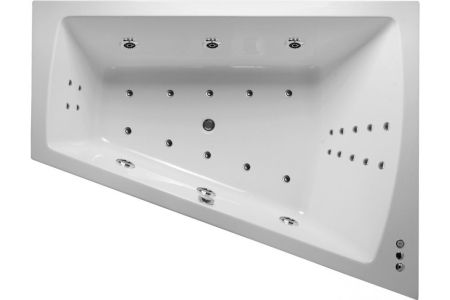 Ванна акриловая правосторонняя Vayer Trinity Гл000006819, 170x130, артикул Гл000006819