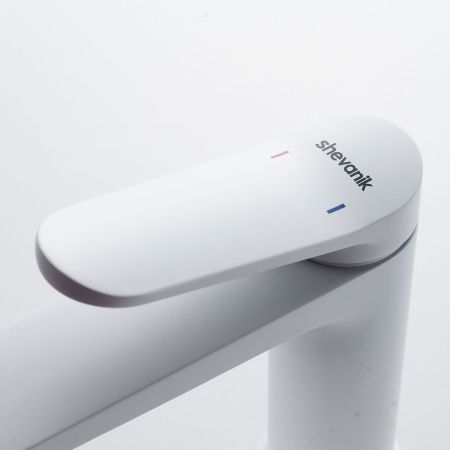 Смеситель для раковины Shevanik S4301C, белый, артикул S4301C