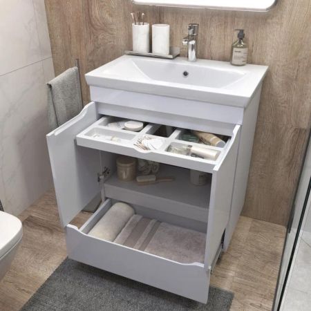 Тумба с раковиной напольная VIGO Grani 285, 70 см, артикул 285-com