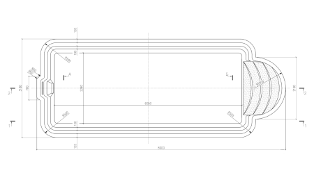 Бассейн F-BAS 13/4, артикул F-BAS 13/4