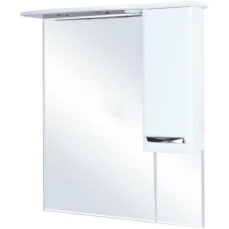 Зеркало со шкафом Bellezza Балтика 90 4618915001010 с подсветкой R Белое