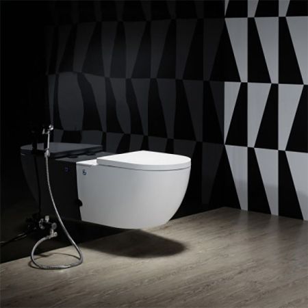 Унитаз Cerutti SPA C-376C 7277 с импульсным смывом с инсталляцией с сиденьем Микролифт, артикул CT7277