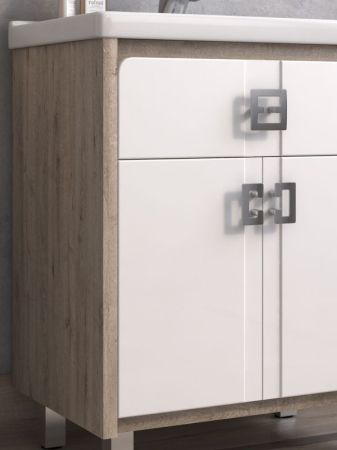 Тумба под раковину Vigo Bruno 2-60 Кантри, артикул Bruno-1-600(Миранда)-кантри