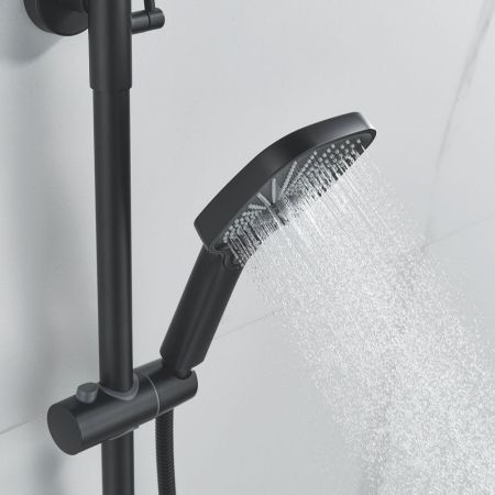 Душевая система Raffine F3685H, черный, артикул F3685H