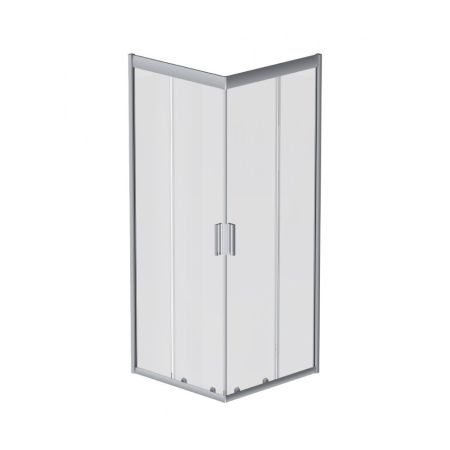 W90G-403-090MT Gem душ.ограждение 90х90 квадрат,стекло прозрачное,профиль мат. серебро, без поддона