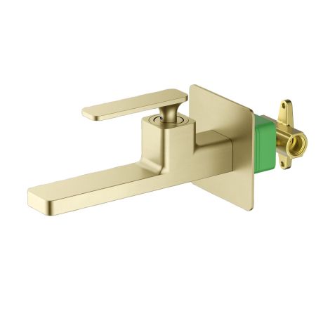 Смеситель для раковины встроенный Timo Torne 4372/17SM золото матовое, артикул 4372/17SM