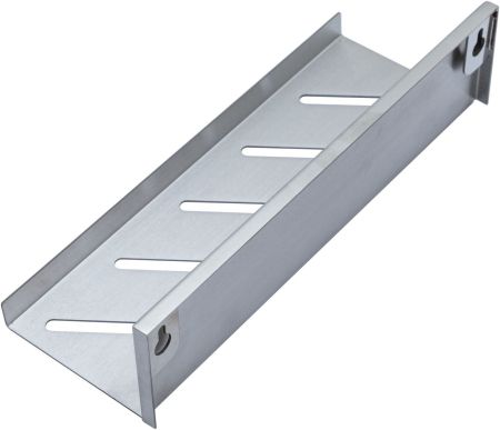 Полка Aquanet Магнум 30x8 сталь браш, открытая, артикул 00334113