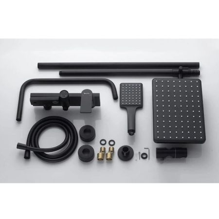 Душевая система Knotlor KN-72/BL, черный, артикул KN-72/BL