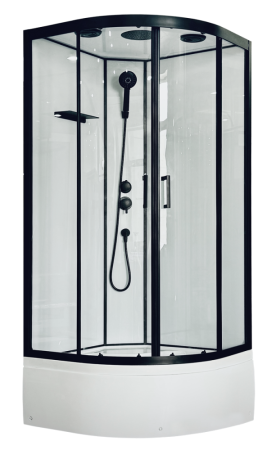 Душевая кабина Royal Bath FATO RB 90CK-T-BL (прозрачное), артикул RB90CK-T-BL FATO