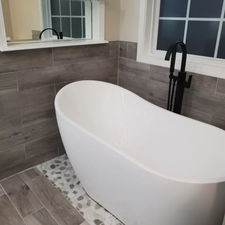 Смеситель RESIA Вlack для отдельностоящей ванны BOCH MANN BM9191