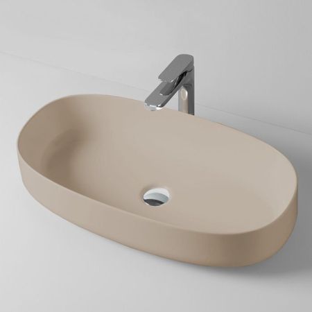 Artceram COGNAC Раковина накладная,68х35хh15см, без отв под смеситель, без перелива, цвет: matera