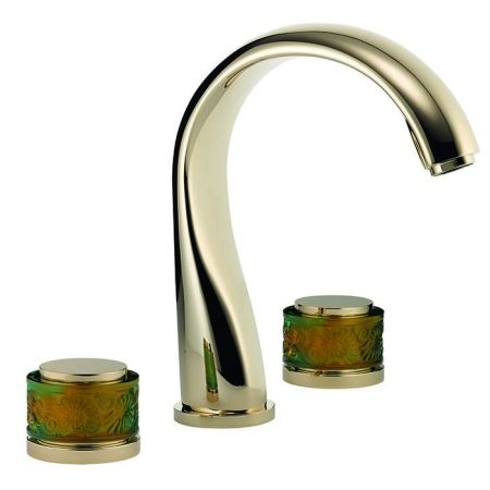 THG ISLAND Смеситель для ванны на 3 отверстия, без ручного душа, цвет Soft gold, артикул U5B-F30-25SG