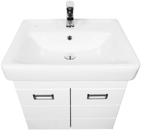 Тумба с раковиной Orange Таис 60 подвесная Белая, артикул TP2-TUW+RA