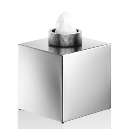 Decor Walther Club Салфетница 15x13x13см., настольная, цвет: хром, артикул 0858600
