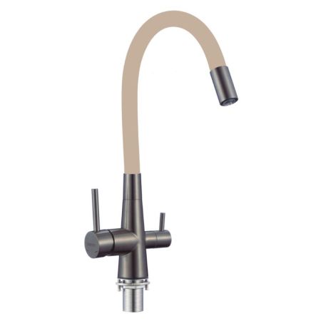 Смеситель для кухни с подключением к фильтру Fmark FS1062-Q12, графит