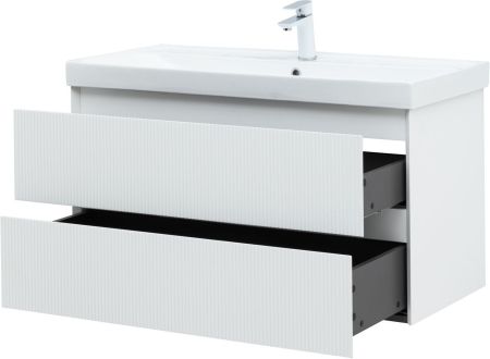 Тумба под раковину Aquanet Альтера 100 белый матовый, артикул 00337157