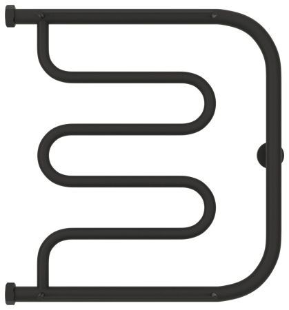 Полотенцесушитель водяной "Лира+" 2П 500х500 Н. Г. 1" (МУАР Темный Титан)