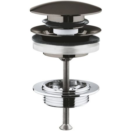 Донный клапан для раковины GROHE, темный графит матовый (65807AL0) Донный клапан для раковины GROHE, темный графит матовый (65807AL0)