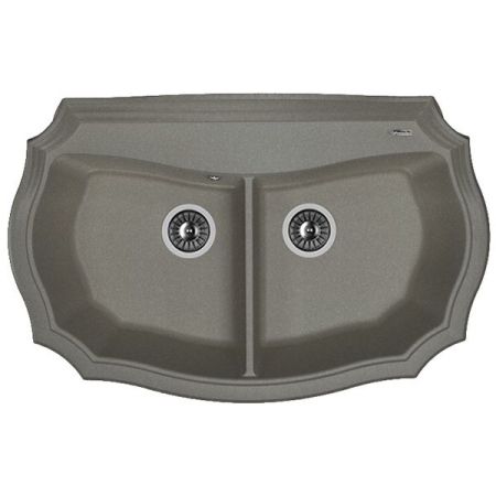 Кухонная мойка Florentina Эмилия 870 20.365.F0870 Антрацит, артикул 20.365.F0870.302