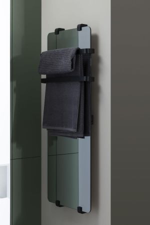 Полотенцесушитель электрический Allen Brau Infinity 120x44 8.21003.GL (без креплений), артикул 8.21003.GL