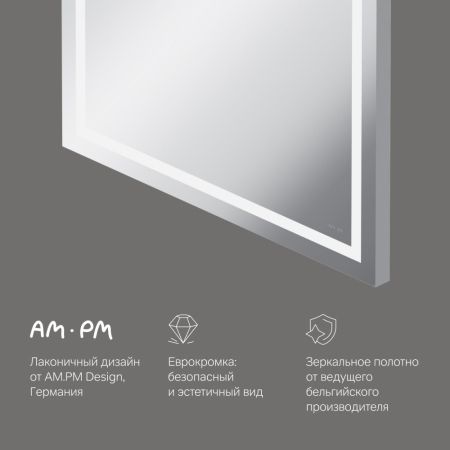 M91AMOX0651WG Универсальное зеркало настенное с контурной LED-подсветкой, 65 см, артикул M91AMOX0651WG